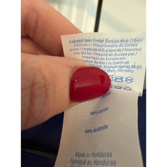 Port & Company Women's XL Blue School Bus Driver Short Sleeve Crew Neck T-Shirt - Picture 10 of 11